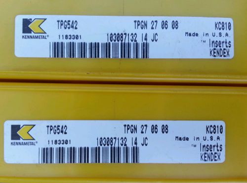 Kennametal TPG542  TPGN 27 06 08  KC810  Carbide Inserts 10pcs