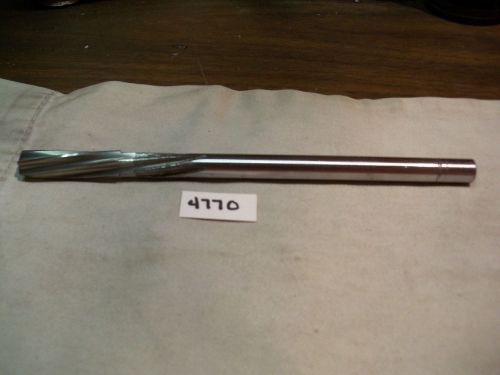 (#4769) used machinist .437 inch straight shank chucking reamer for sale