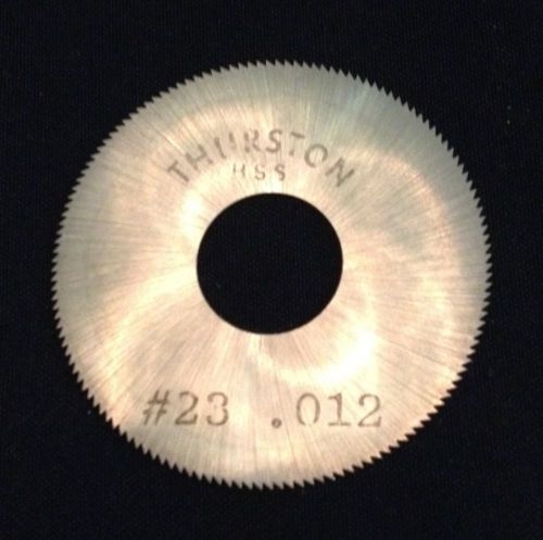 Jewelry thurston hss 1 1/2 x 0.012 x 1/2 slitting slotting saw blades for sale