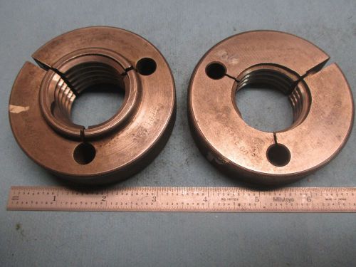 1 1/2 6 NC 2 THREAD RING GAGE 1.500 P.D.&#039;S = 1.3917 &amp; 1.3816 MACHINIST TOOLING