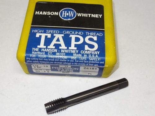 Hanson whitney 1/2-13 h5 gh-5 3fl ulti-xl plug spiral point oxide tap 24181 usa for sale