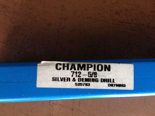 CHAMPION SILVER AND DEMING DRILL BIT 712 5/8&#034;