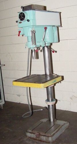 20&#034; swg 1.5hp spdl clausing 2277 drill press, vari-speed,#3mt, t-slotted tbl &amp; b for sale
