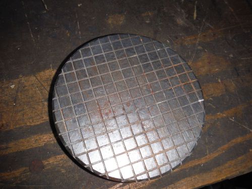 VINTAGE ROUND LAPPING PLATE MACHINIST TOOL LAPIDARY
