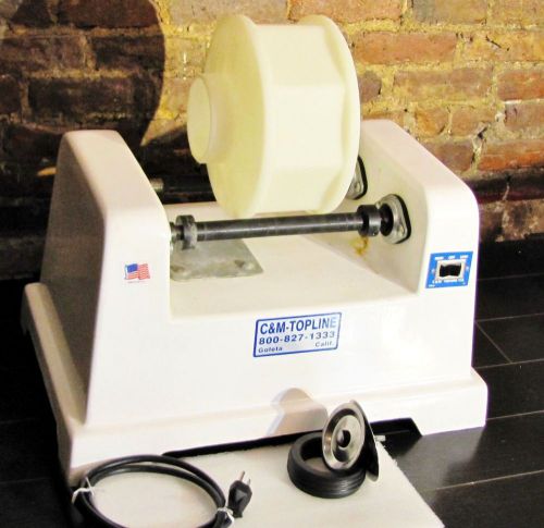 Rotary deburring tumbler- mini max with barrel by c&amp;m topline.retail $940.00 for sale