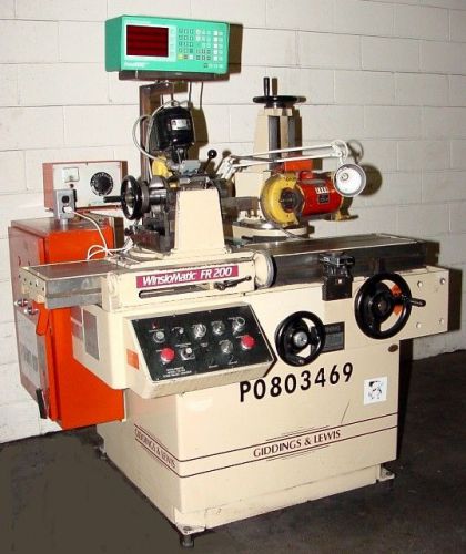 1992 giddings &amp; lewis winslow-matic fr-200 form relieving grinder for sale