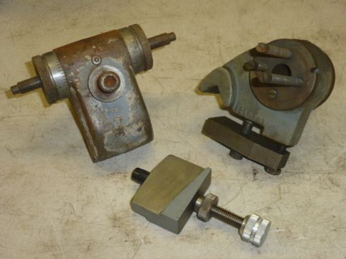 SOUTH BEND LATHE 4-POSITION CARRIAGE STOP 1215FH1, + TWO OTHER PARTS