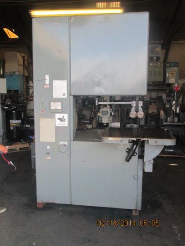 GROB MODEL 2S-36U VERTICAL  HIGH SPEED FRICTION BAND SAW