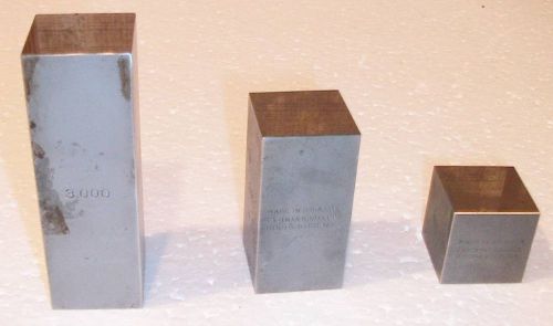 Lot of 3 Machinist Blocks Made in USA for Eastman Kodak