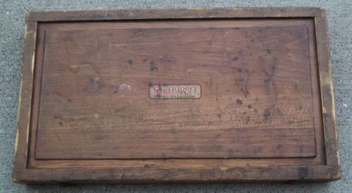 Starrett No. 436  Outside Micrometer Original Wood Box