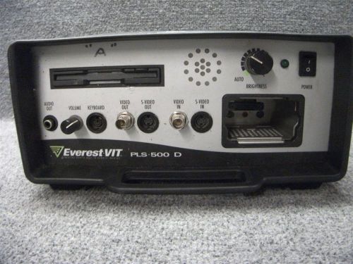 Everest vit pls-500d-a borescope videoscope inspection camera base *no lamp* for sale