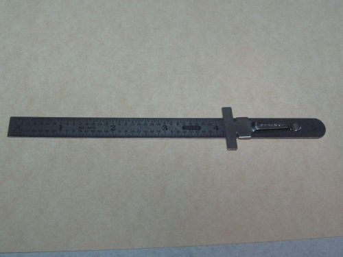 GENERAL No 300 6&#034; STAINLESS STEEL RULE DECIMAL EQUIVALENTS MACHINIST TOOL