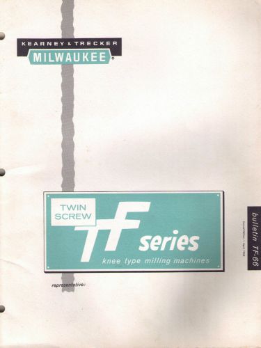 Kearney &amp; Trecker Twin Screw TF Series Sales Catalog