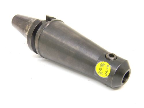 Used command bt40 end mill holder 5/8&#034; emh x 6-1/8&#034; gage x bt40 b4k5-0625 for sale