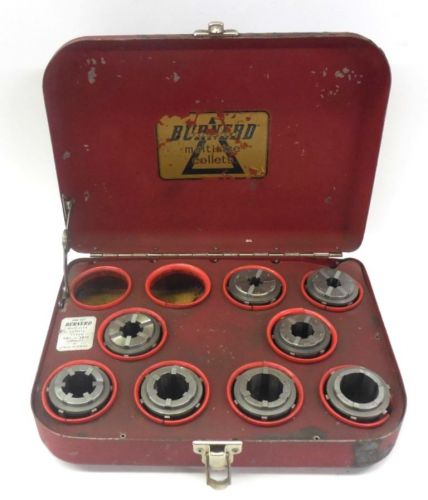 BURNERD PRECISION MULTISIZE COLLET SET, EB4 TO EB11, MADE IN ENGLAND