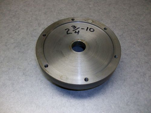 6&#034; CHUCK PLATE FOR BUCK, NORTHFIELD, BISON AND MORE  2  3/4 - 10 MOUNT