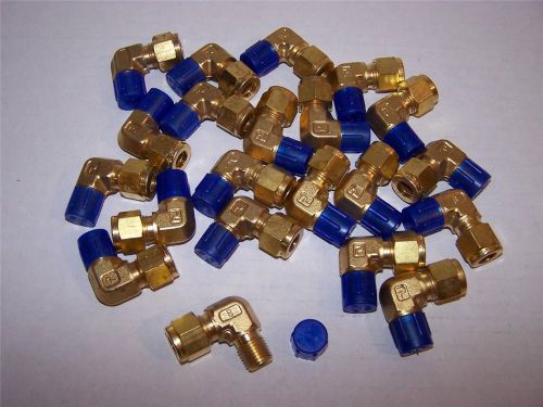 Parker 6-4-cbz-b male elbow 3/8 tube x 1/4 npt new lot of 21 for sale