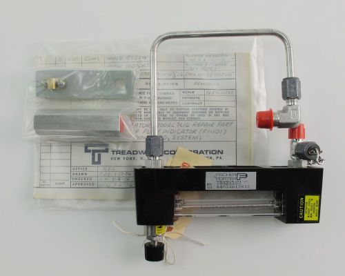 Fischer &amp; porter 10a3135m flow indicator for sale