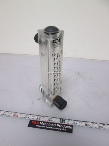 King 7530-2-1-1-3c-02 flowmeter 0.1-1.0 gmp brass valve low pressure float for sale