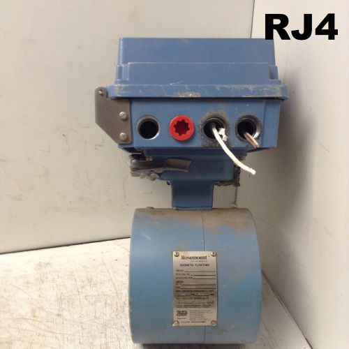 Rosemount Magnetic Flowmeter w/Transmitter &amp; 4&#034; FlowTube 8711 TTE040T1