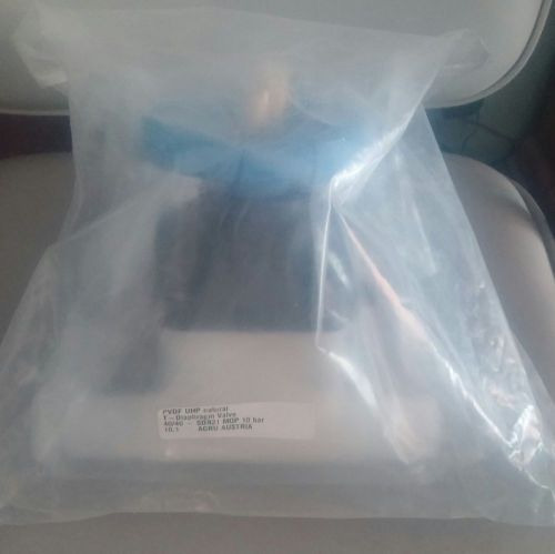 New bagged pvdf uhp t-diaphragm valve 40mm/1-1/4&#034; zero dead leg for sale