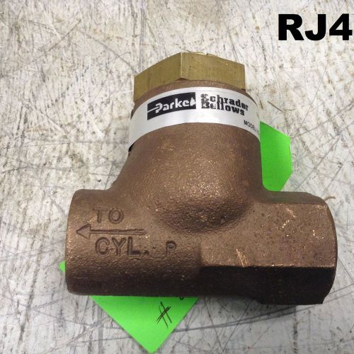 Parker 3/4&#034; brass in-line flow control valve 3250 series 250 psig max 032500519 for sale