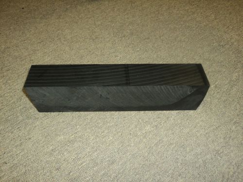 Cnc mill material plastic, black acetal/delrin sheet  48&#034; x 5 1/2&#034; x 3/4&#034; ,1 pc. for sale