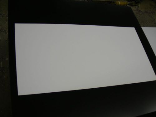 White polystyrene thermoforming plastic sheets .030&#034; x 12&#034; x 48&#034; for sale