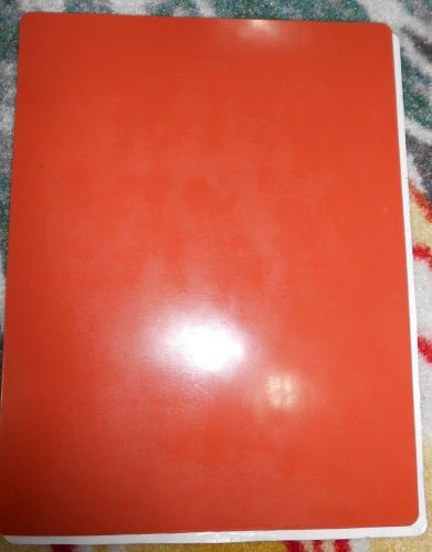 SILICON RUBBER SHEET HIGH TEMP SOLID RED/ORANGE COMMERCIAL GRADE 10&#034; x 12&#034; x1/8&#034;