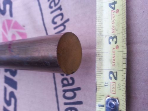 BERYLLIUM COPPER 1.00&#034;Dia. round bar stock approx. 39.5&#034; long- 1 pc. 1/2 off new