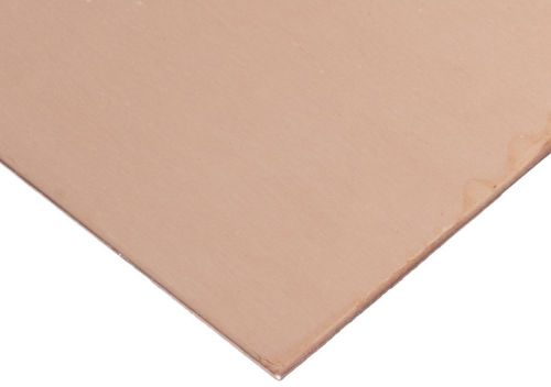 101 copper sheet unpolished (mill) finish h02 temper astm b152 1.27mm thickness for sale