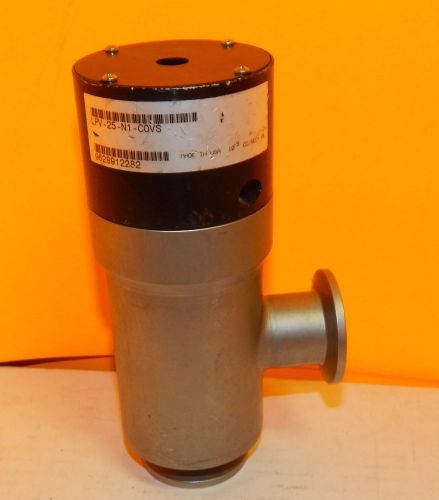 Mks lpv-25-n1-c0vs right angle vacuum valve (pneumatic) nw25 for sale