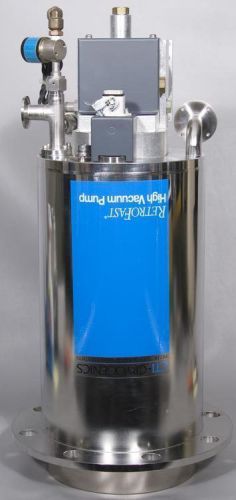 Cti retrofast on-board 8 high vacuum cryopump anelva pn: 8112866g001 for sale