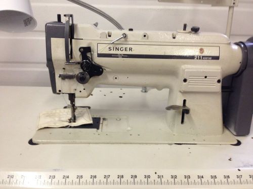 Singer 211a567ab walking foot big bobbin reverse 110v industrial sewing machine for sale