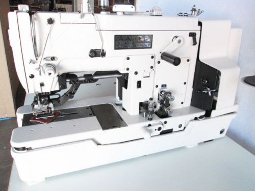 Dematron dbh-781u lockstitch button hole sewing machine new and complete 110v for sale