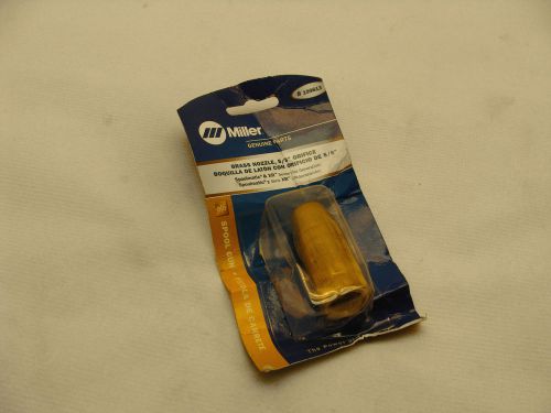 MILLER 199613 5/8 INCH ORFICE BRASS NOZZLE NEW NIB FREE SHIPPING IN USA