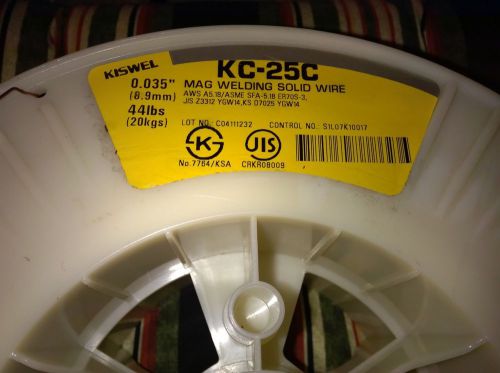 Kiswell kc-25c 0.035 (0.9mm) 44lbs (20kgs) MAG WELDING SOLID WIRE( BRAND NEW!!!)