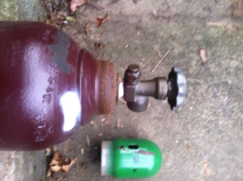 Used 125 cf  gas cylinder argon-argon/co2-nitrogen-helium         580 cga valve for sale