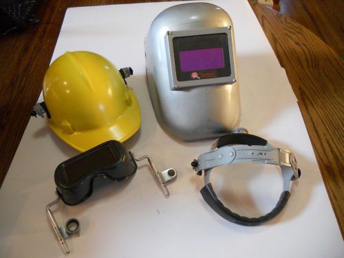 Tigerhood fibre-metal 990-hp-f welding helmet, goggles, hardhat, used, bin 15 for sale