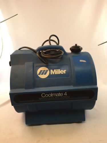 Miller coolmate 4 torch water cooler  rare blue!! 600 amps 115v for sale