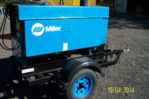 Miller big 40-g welder,with miller hwy-224 trailer, 2,800 hours, for sale