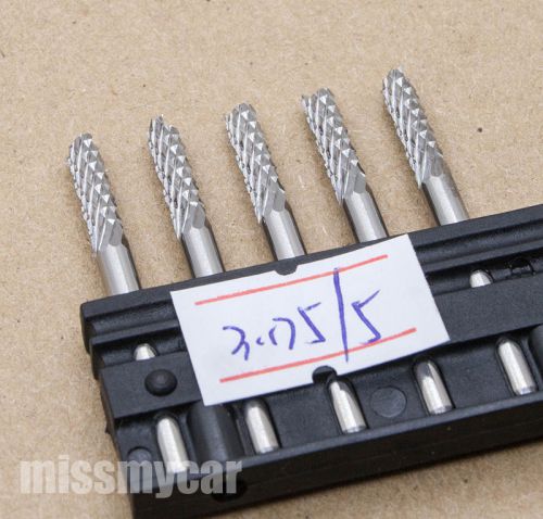 10 PCB end mill engraving cnc router tool bits 1/8&#034; (3.175mm)  L:38mm