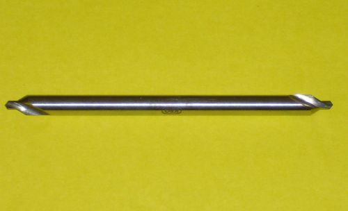 #3 Double End Drill HSS 7/64&#034; Point Diameter 1/4&#034; Body Dia Overall Length 4&#034; NEW