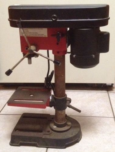 5 speed drill press model no. zj4113 120v 60hz 2.4a 300w bench top tool preowned for sale
