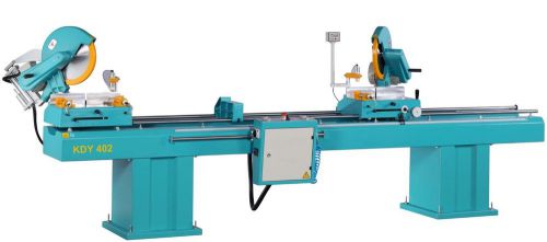 Heavy duty double head miter saw, for aluminum, plastic, wood, 400 mm (~ 16&#034;) for sale