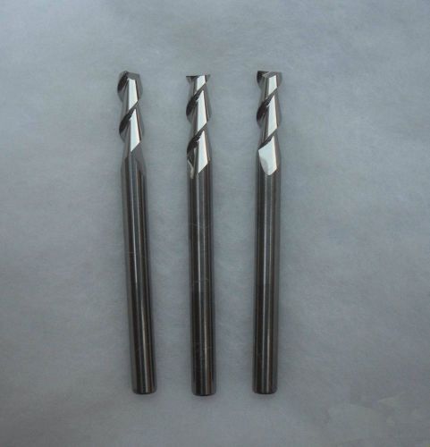 3pcs aluminium cutting double flute CNC router tool bits 4mm