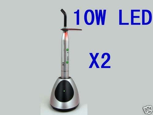2 Wireless LED Curing Light 10W Lamp 2000NW SALE Dental LED Lamp Wireless/Cordle