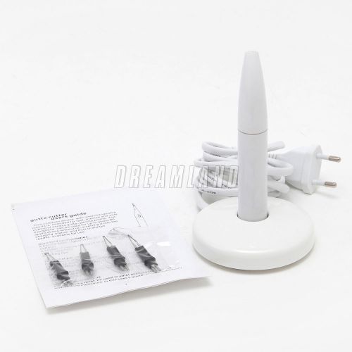Dental endo s-blade tooth obturation gutta percha-points cutter with 4 tips new for sale