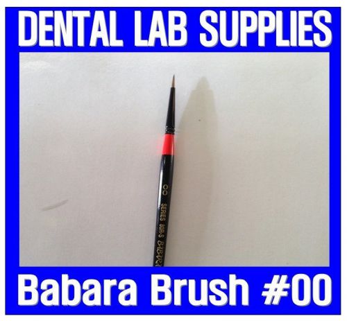 NEW Dental Lab Porcelain Build Up Babara Brush #00 - Us Seller