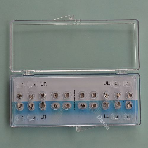 Dental orthodontic standard edgwise brackets 10kits -3,4,5 with hook(0.022&#034;) for sale